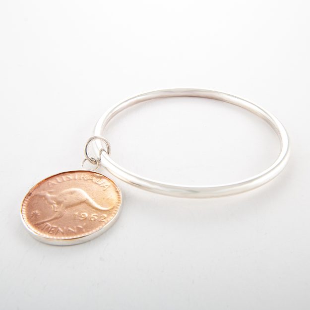 Sterling Silver Penny Bangle