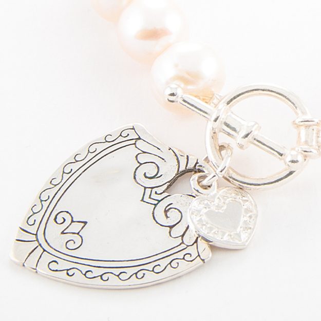 925 Sterling Silver Sheild Charm