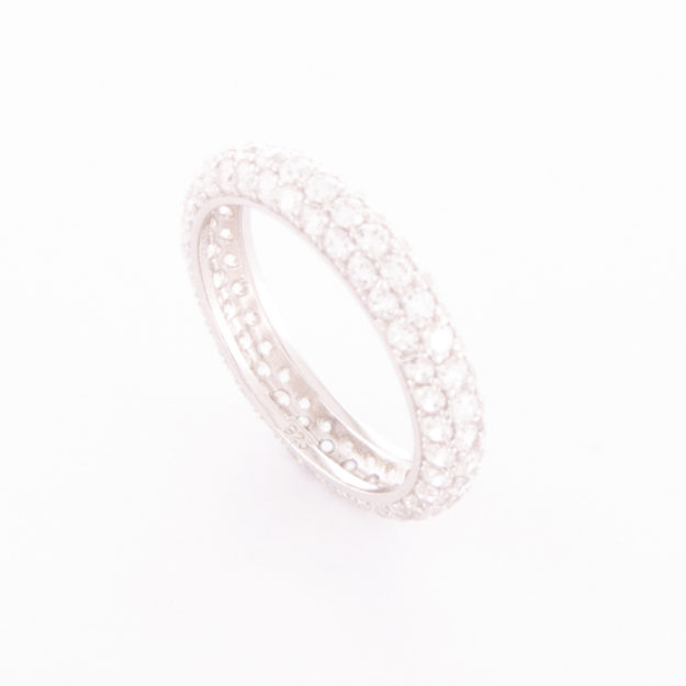 Cubic Zirconia Eternity Ring