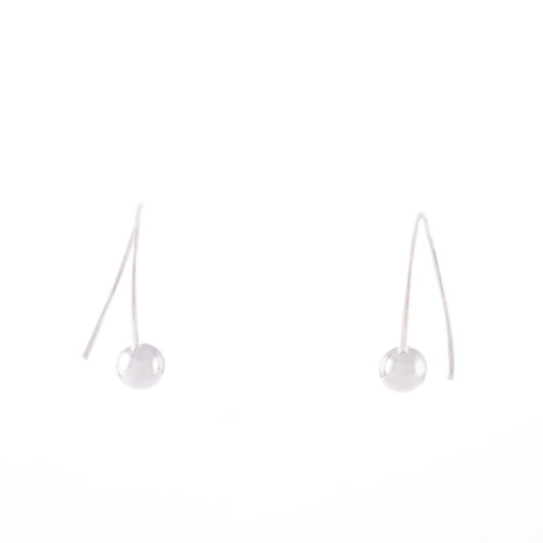 Our Sterling Silver Ball Drop Earrings 6mm. Shown here, hand-made in a stunning 925 sterling finish. In short, this petite pair of little gems are full of elegance and style. The perfect addition for any personal jewellery collection or as a gift idea for someone special.