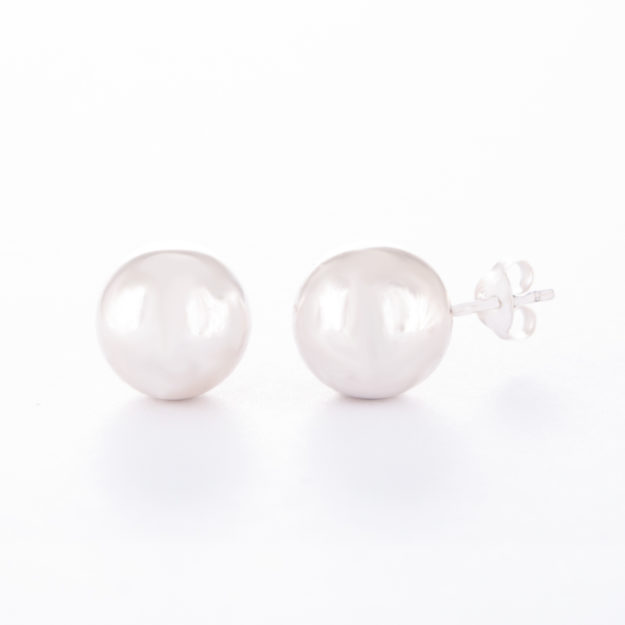 Sterling Silver Ball Stud Earrings