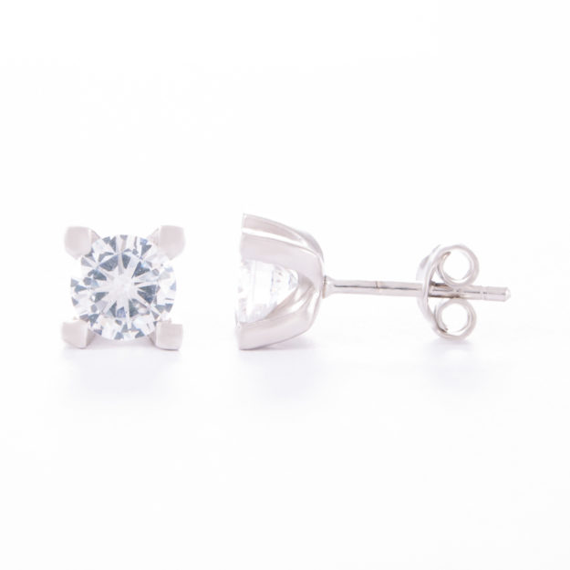 Cubic Zirconia Stud Earrings