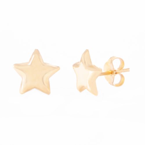 Our 5mm Gold Sterling Silver Star Stud Earrings. Shown here, beautifully plated over 925 sterling silver. In short, there's a lot of love in this little pair of gems! The ideal self-indulgent purchase to add to your own collection. Or as the perfect petite gift for someone extra special.