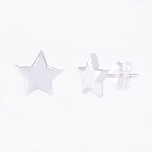 Our 5mm Sterling Silver Star Stud Earrings. Shown here, hand-made in stunning 925 sterling. In short, there's plenty of style in this little pair of gems. They're sure to make a wish come true as a gift for someone special. Or as a self-indulgent addition to your very own jewellery collection.