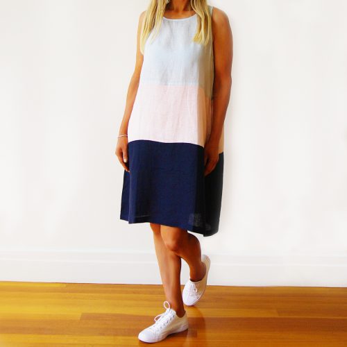 Franki Sleeveless Linen Dress.