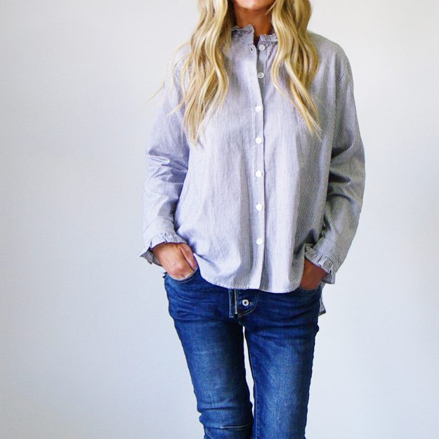 Gracie Stripe Cotton Shirt