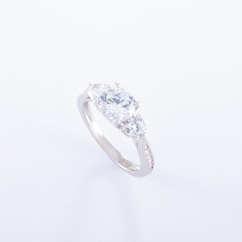 Valentina Cubic Zirconia Sterling Silver Ring.