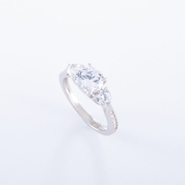 Valentina Cubic Zirconia Sterling Silver Ring