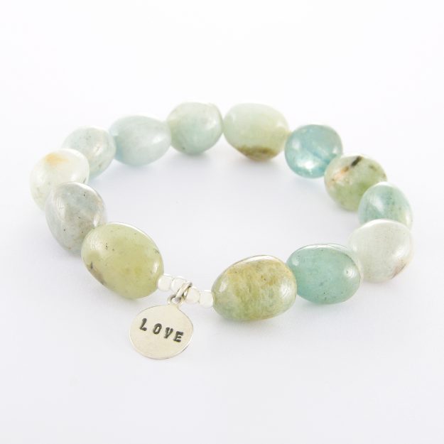 Aquamarine Love Bracelet