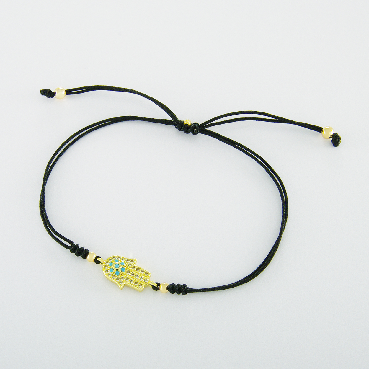 Gold Plated Adjustable Hand Of God Bracelet who s Charlie Australia