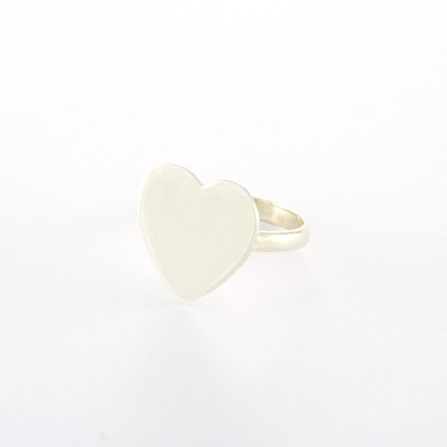 Sterling Silver Love Heart Ring