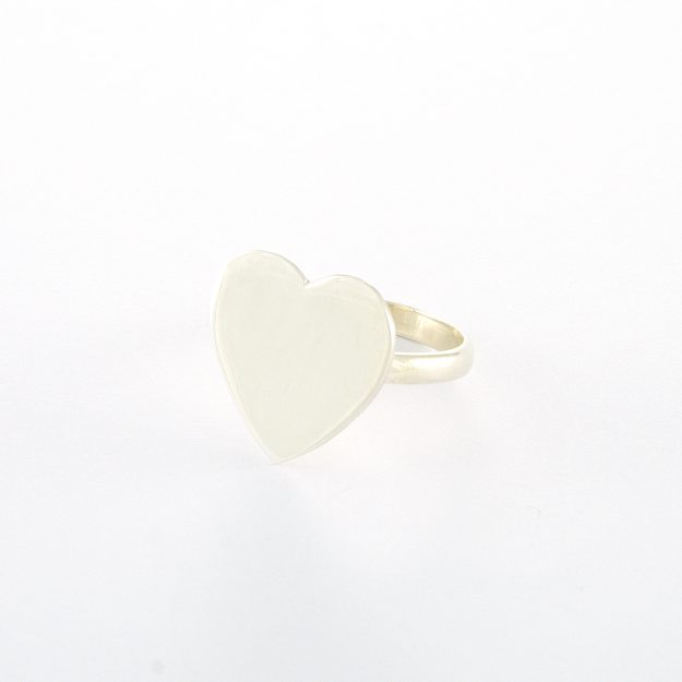 Sterling Silver Love Heart Ring